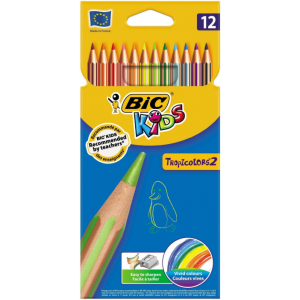 Creioane colorate Tropicolors P 12 culori