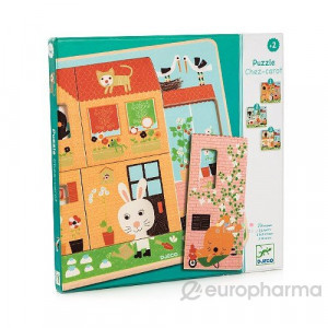 DJ01480 Puzzle in 3 nivele - Cabana Iepurasului