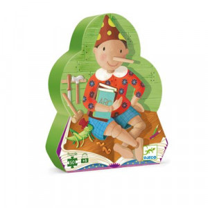 DJ07251 PUZZLE SILUETA - Pinocchio 50 buc.
