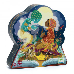 DJ07281 PUZZLE SILUETA - Aladdin "24buc."