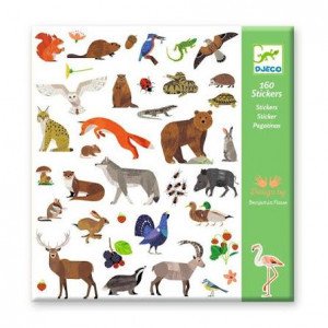 DJ09285 STICKERS PAPIER - Fauna - FSC MIX (PACKAGING)