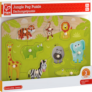 E1405 Puzzle de lemn Jungla HAPE