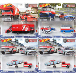 FLF56 Hot Wheels Set de colectie din 2 automobile Premium Team Transport ass