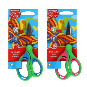 Foarfece 37435 ErichKrause ErgoLine® Kids, 15 cm, assorted (blister 1 pcs)