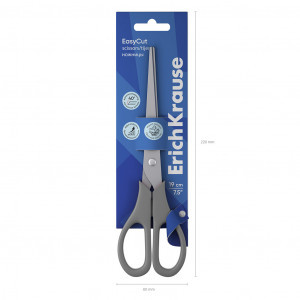 Foarfece 60839 ErichKrause EasyCut, 19 cm, assorted (blister 1 pcs)