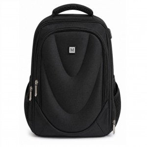 Ghiozdan 3 compartimente ST04466 / 8027 negru