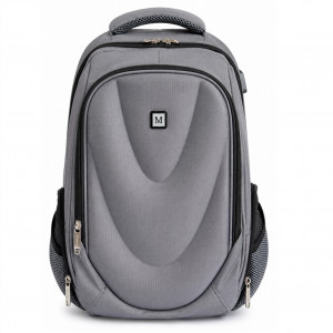 Ghiozdan 3 compartimente ST04467 / 8027 gri