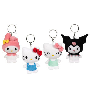 Hello Kitty - Breloc de plus, 10 cm, diverse personaje 760026148