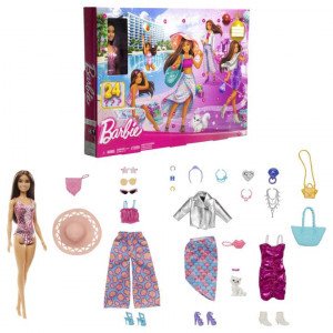 HKB09 Calendarul Advent Barbie 24 surprize