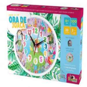 INT3176 Noriel Puzzle - Ora De Joaca_Puzzle Cu Ceas Animale
