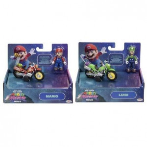 Jucarie figurina cu vehicul Nintendo Super Mario Movie 2 - vehicle, ast.2 432324