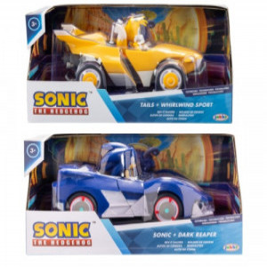 Jucarie figurina cu vehicul SONIC figure with pull back car, ast.2 431514