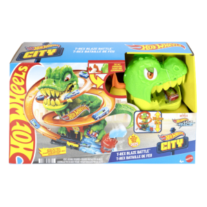 JBM73 Set de joaca Hot Wheels City Atacul T-REX