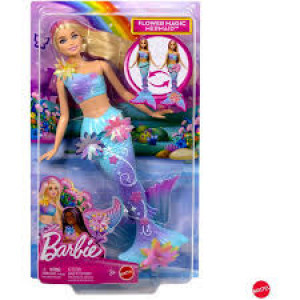 JDM72 Papusa Barbie Sirena magica, blonda