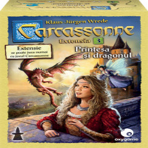 Joc CARCASSONNE extensia 3 - PRINTESA SI DRAGONUL   7+LIN0260