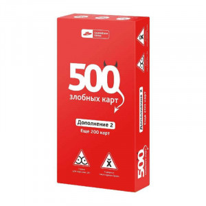 Joc Cosmodrome. 500 злобных карт. Дополнение. Набор Красный.арт.52017