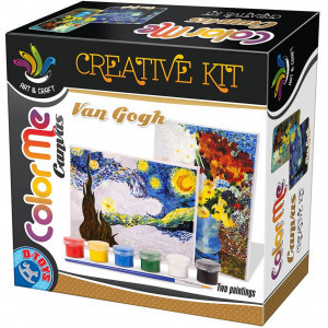 Joc creativ Color me Canvas-van Goch Flowers in Blue Vase 68521