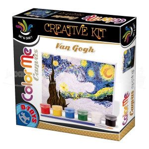 Joc creativ Color Me Canvas-van Goch Stary Night 68538