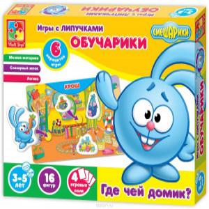 JOC de masa с липучками Обучарики: Где чей домик? 