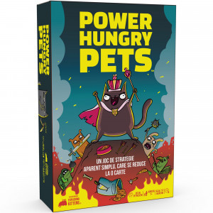 Joc de societate Power Hungry Pets, limba romana EKIPHP01RO