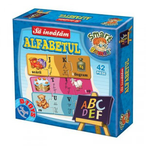 Joc educativ – Sa invatam alfabetul – puzzle 42 piese 60310