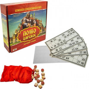 JOC ЛОТО Царское 342 с деревянными бочонками (рус)