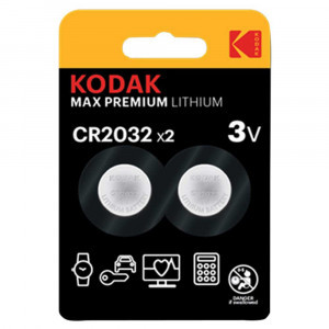 Kodak CR2032  MAX PREMIUM Lithium (2 pack blister) 3V 30423015