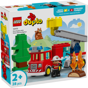 Lego 10473 Fire Truck whith hose and Fir