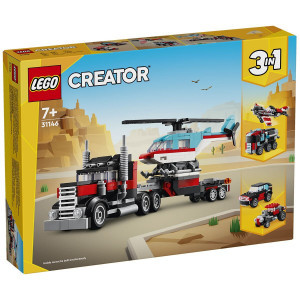 Lego 31146 FLATBED TRUCK WITH HELICOPTER CREATOR