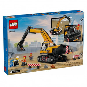 Lego 60420  Yellow Construction Excavator