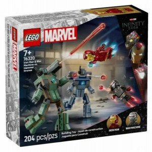 Lego 76320 IRON MAN & WAR MACHINE VS. HAMMER DRONES SUPER HEROES