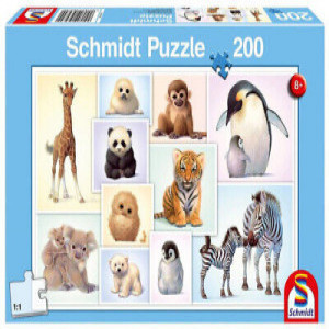 LIN2700 - Puzzle 200, WILD ANIMAL BABIES
