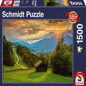 LIN9707 - Puzzle 1500, APUS DE SOARE PESTE WAMBERG