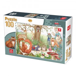 Puzzle 100 Animale de padure 76519