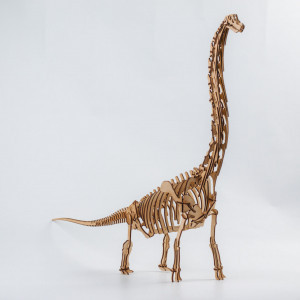 Puzzle 3D Brachiosaurus din lemn