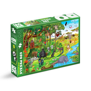 Puzzle Educational 240 piese – Animale 79244-01 02 03