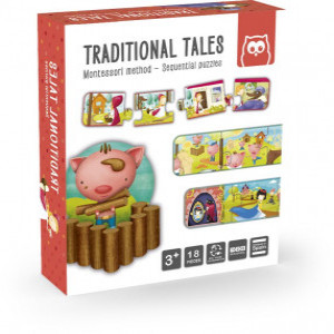 Puzzle Educativ Montessori - Povesti Traditionale