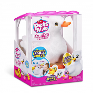 Pets Alive - Jucarie de plus interactiva, Mama Rata si bobocii sai Bulk 9548