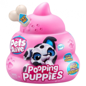Pets Alive - Jucarie de plus interactiva colectibila, Pooping Puppies 9542