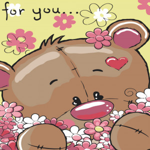 Pictura pe numere (ES085) Лапки с цветами Strateg 30х30 см copii