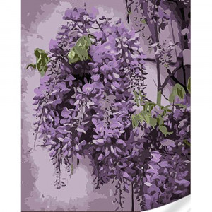 Pictura pe numere SS1082 Нежная глициния Strateg 30х40 см