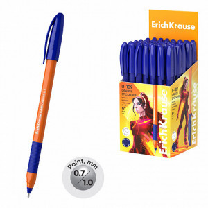 Pix 47591 ErichKrause U-109, Ultra Glide Technology, ink color: blue (box 50 pcs.)