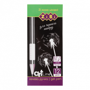 Pix gel pentru hartie neagra, 0.6 Mm, White ZB.2208-12