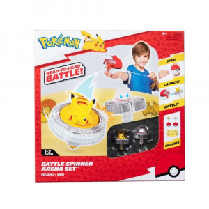 PKW - Battle Spinner Two-Pack with Stadium (Pikachu #1, Mew, Poke Ball, & Poke Ball) PKW4403