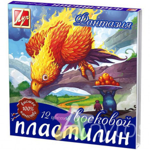 PLASTILINA 12cul. восковой Фантазия