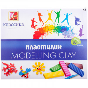 PLASTILINA 16cul. 320gr. Классика ЛУЧ (6)