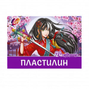 PLASTILINA 24 cul. Anime 480gr. ЛУЧ fete