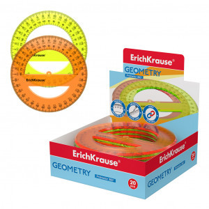 Raportor 49553 ErichKrause Neon, 360°/12cm (20)