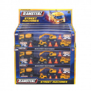 Set 4 utilaje de constructie TZ Die-Cast models Building Machines, 7,5 cm 1373623.00
