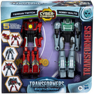 Set 2 figurine robot HAS TRA Earthspark Figure Combiner 1 F8438